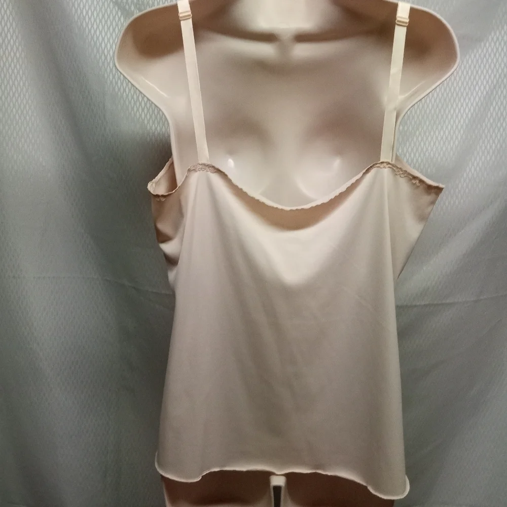 Vintage Intimates Camisole Top Size L, Beige, Pre_owned